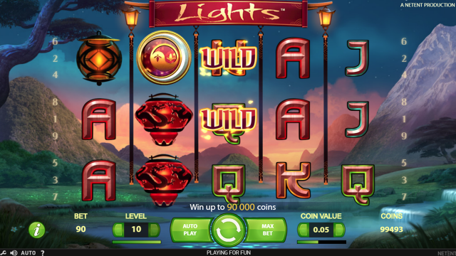 Бонусная игра Lights 10