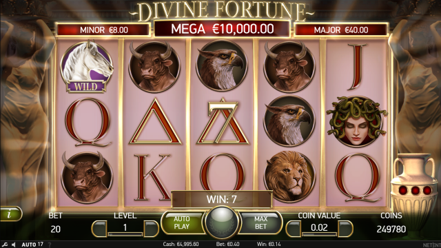 Характеристики слота Divine Fortune 6