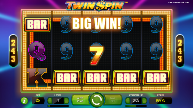 Бонусная игра Twin Spin 7